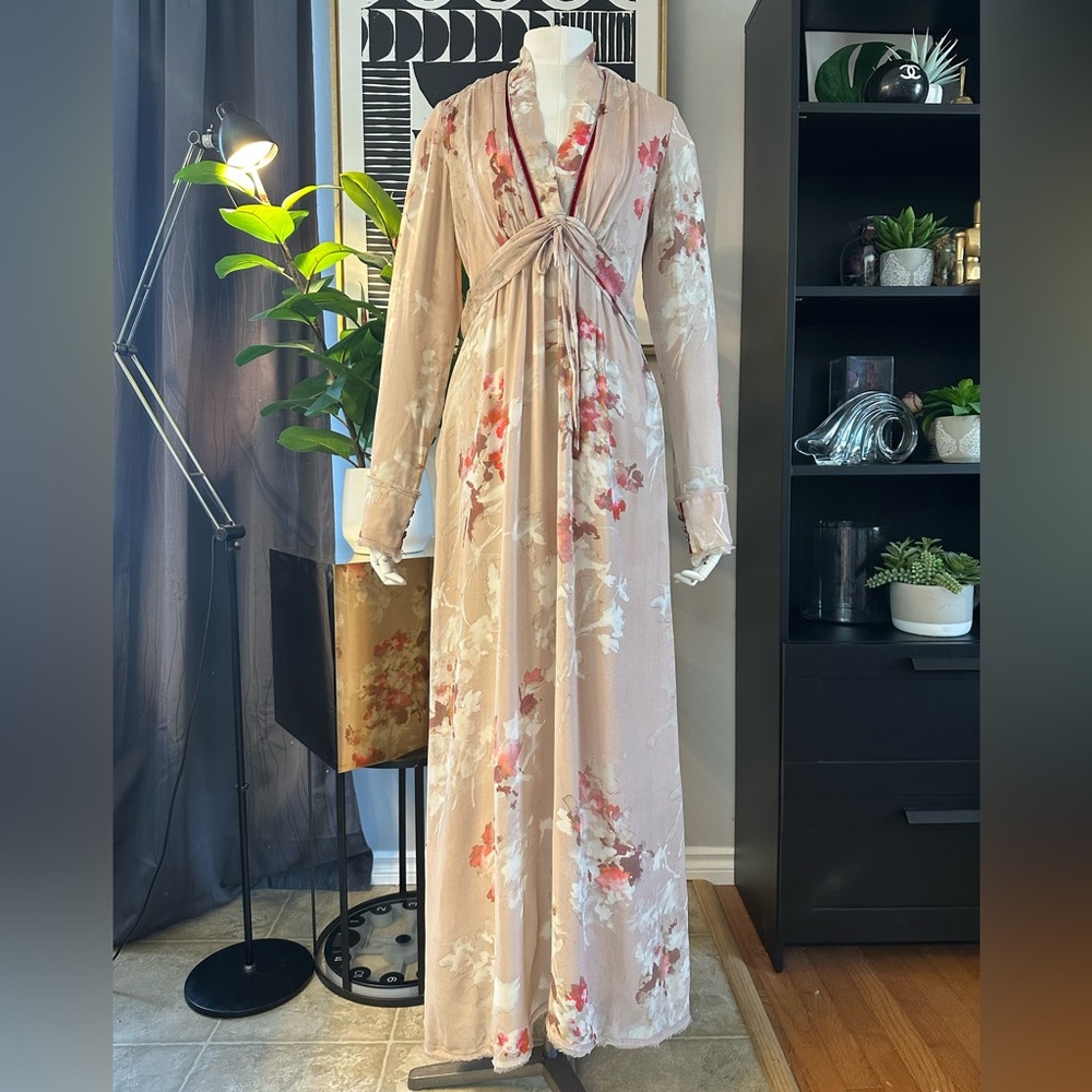 Zara Limited Studio Collection Floral Print Dress